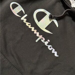 Champion Hoodie with Iridescent Logo